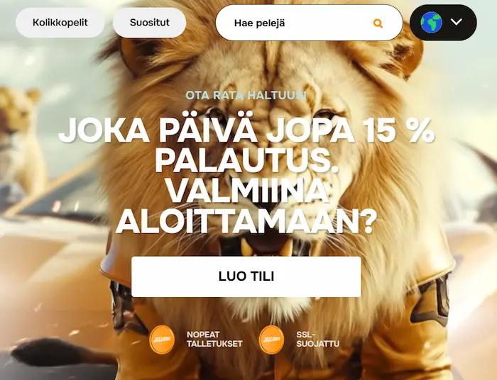 Jellona casino Suomi bonus